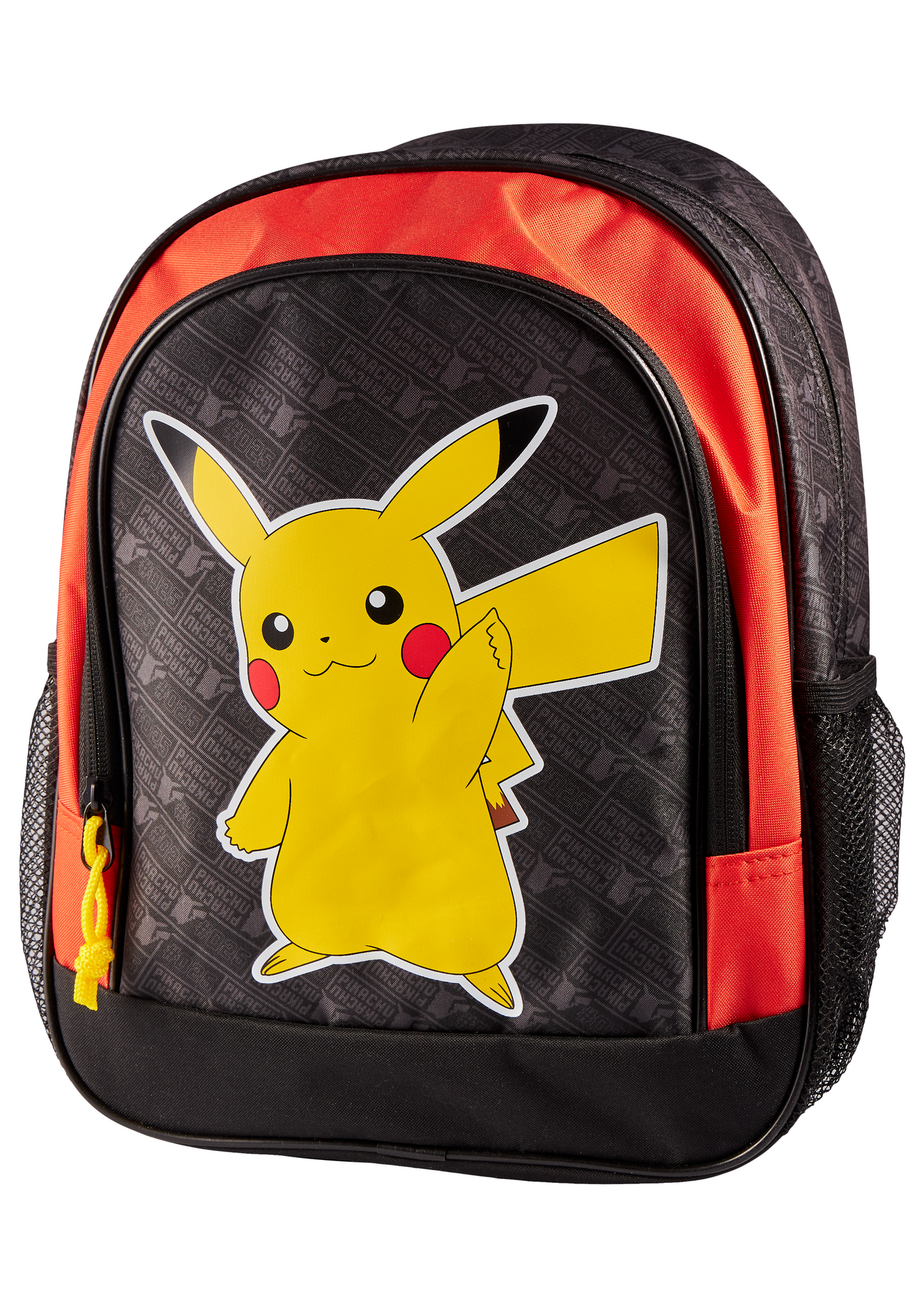 Pokemon Rygsæk. Rygsækken er super at have på og har bløde polstrede stropper med brystluk. På siden er der en netlomme til en drikkedunk Måler ca 35 x 25 x 13 cm. Ca 10 liter. En god turtaske, hvor der er plads til skiftetøj.