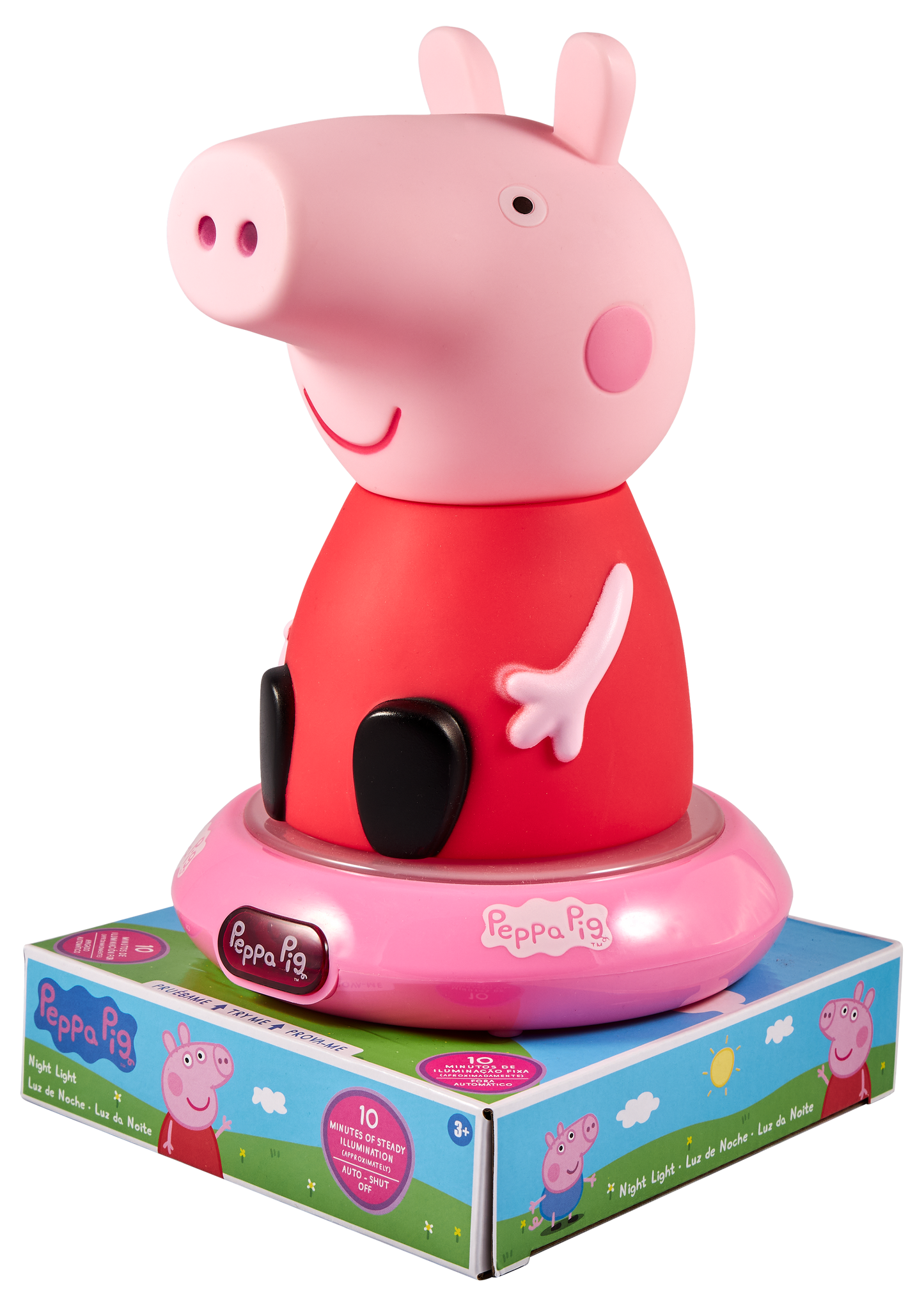 Peppa Pig-figur Nattlampa 25 cm H (3 x AA-batterier ingår)