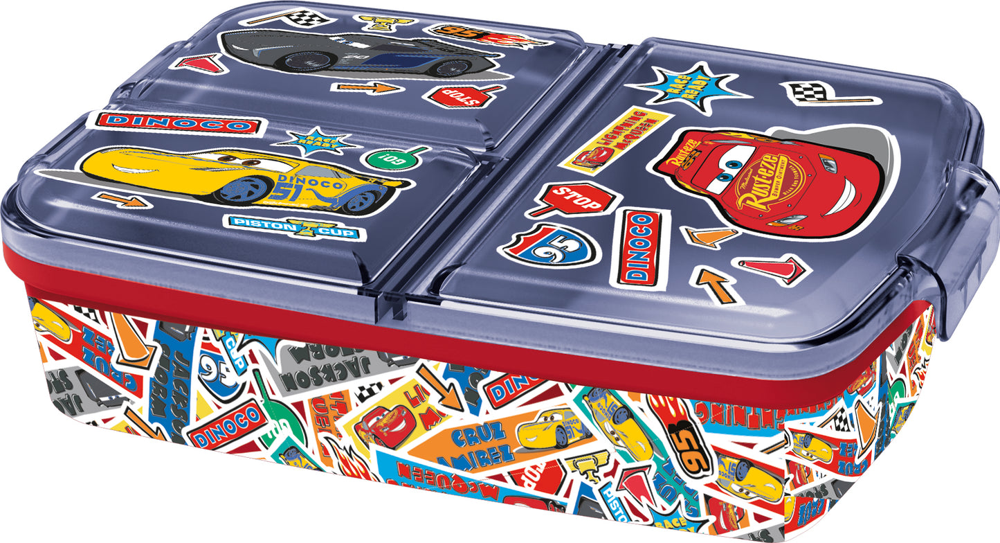 Disney Cars multi-compartment lunch box 18 x 13 cm