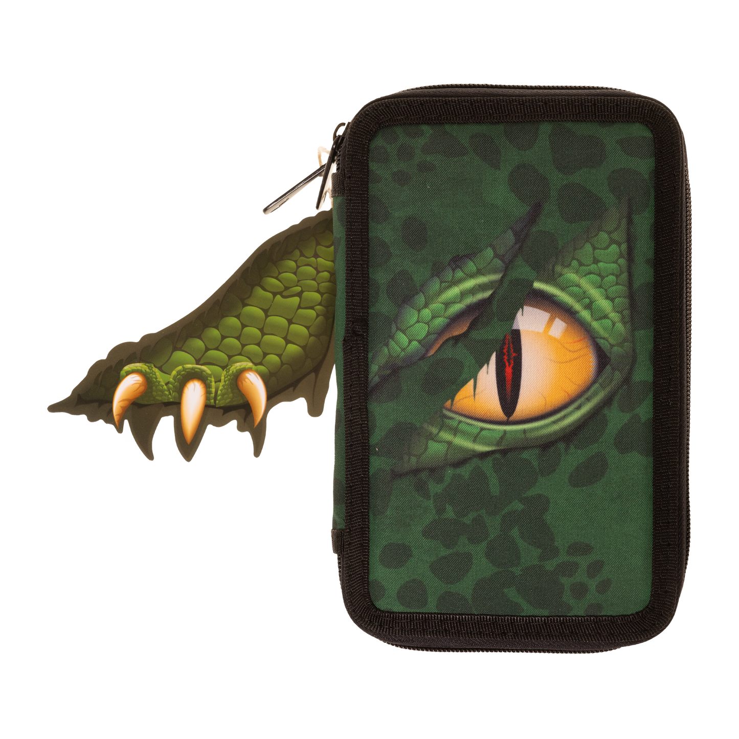 Dino Eye Fyllt pennfodral med 2 fack