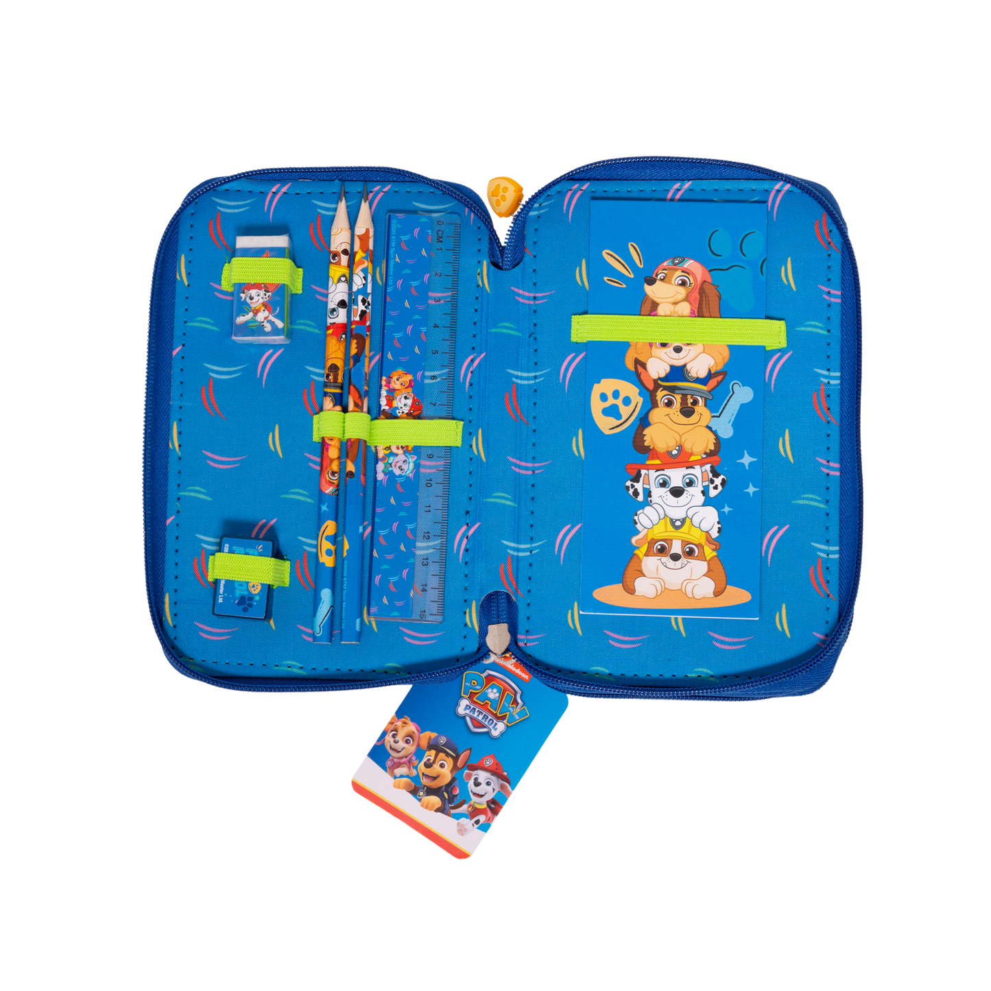 Paw Patrol dubbeldäckare pennfodral med fyllning