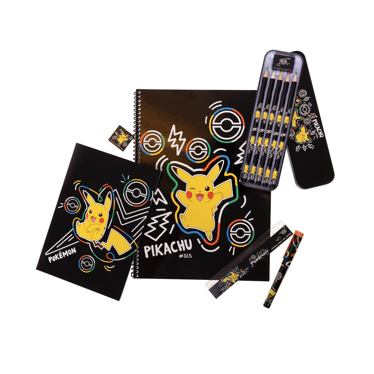 Pokémon Neon, Set with tin box and notebook