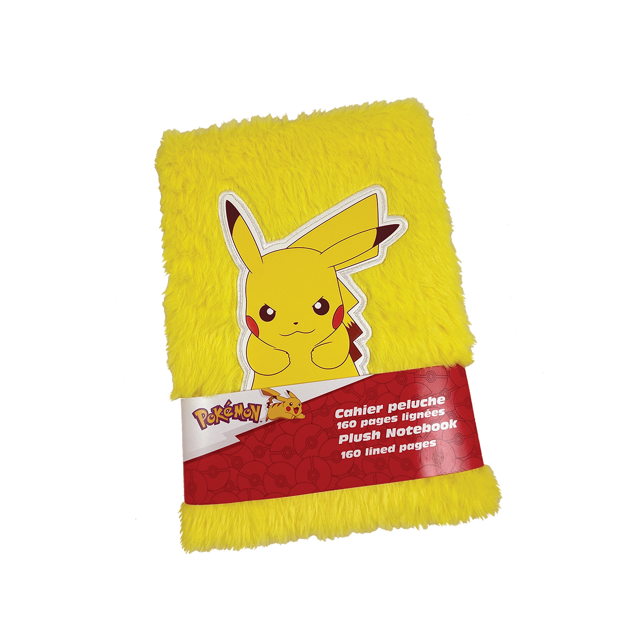 POKÉMON, A5 Notesbog med plys, gul