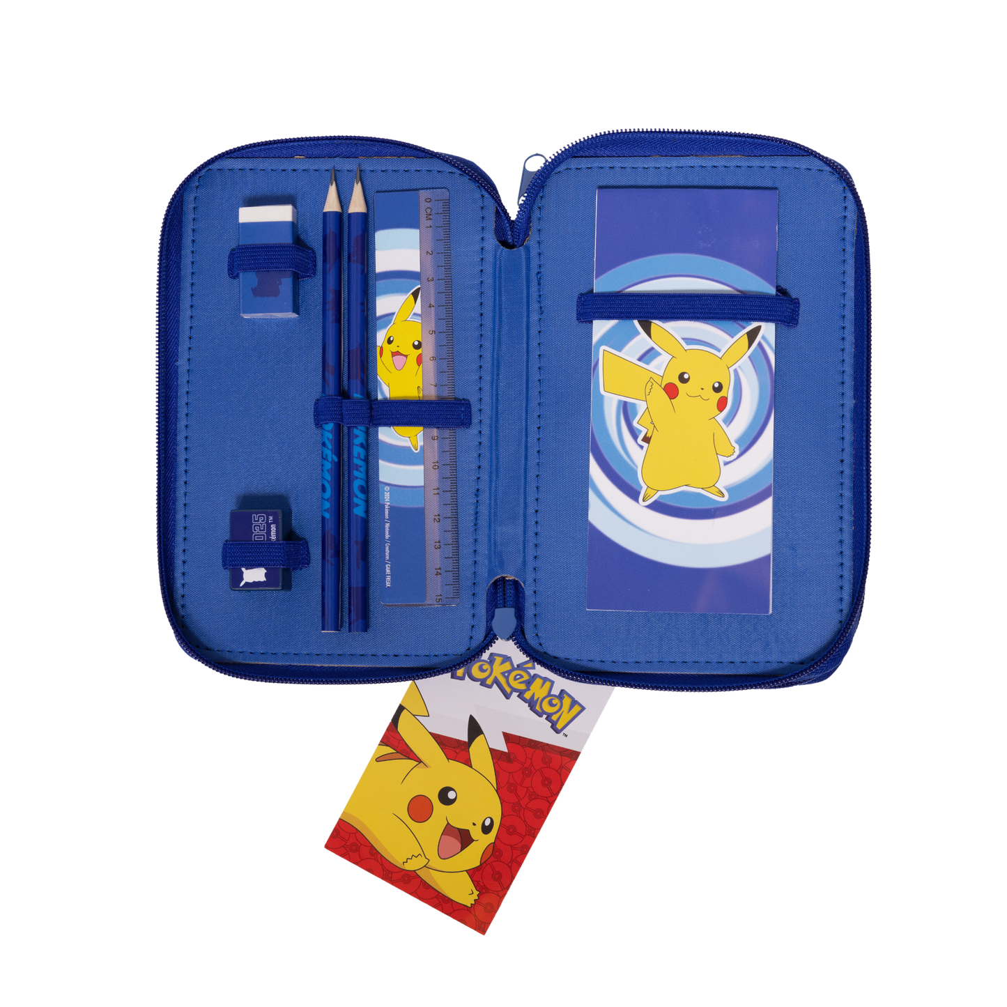 Pokémon Fyllt pennfodral med 2 rum