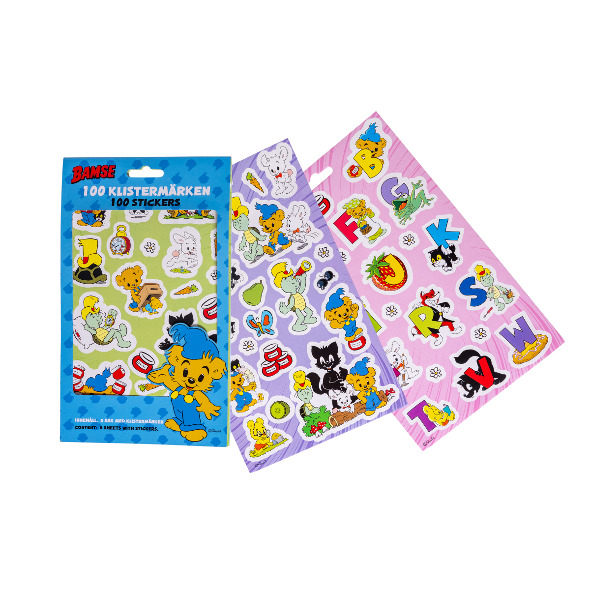 BADGE Stickers set m/100 stickers, papperspaket