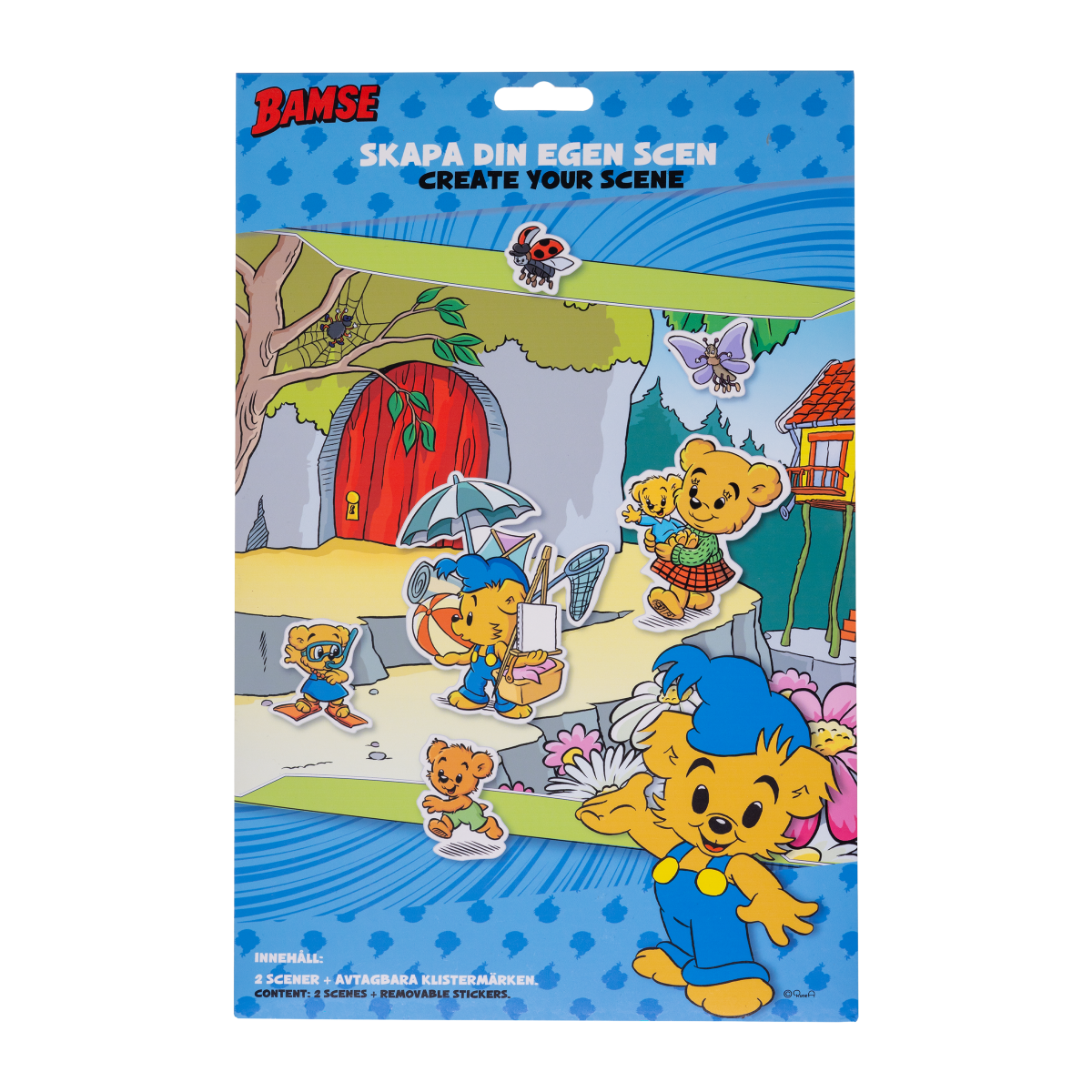 BAMSE Stickers set Create your scene, paper env.