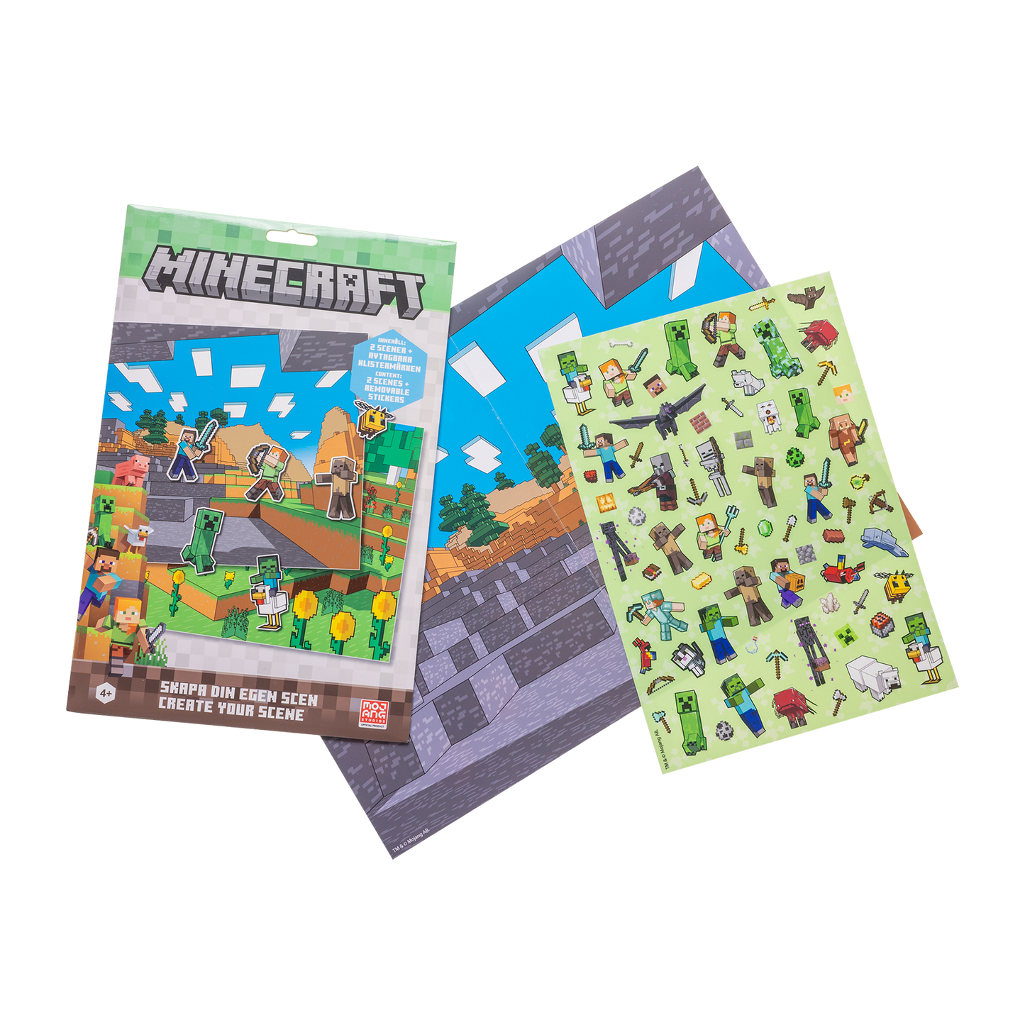 Minecraft Sticker Set "Create a Scene"