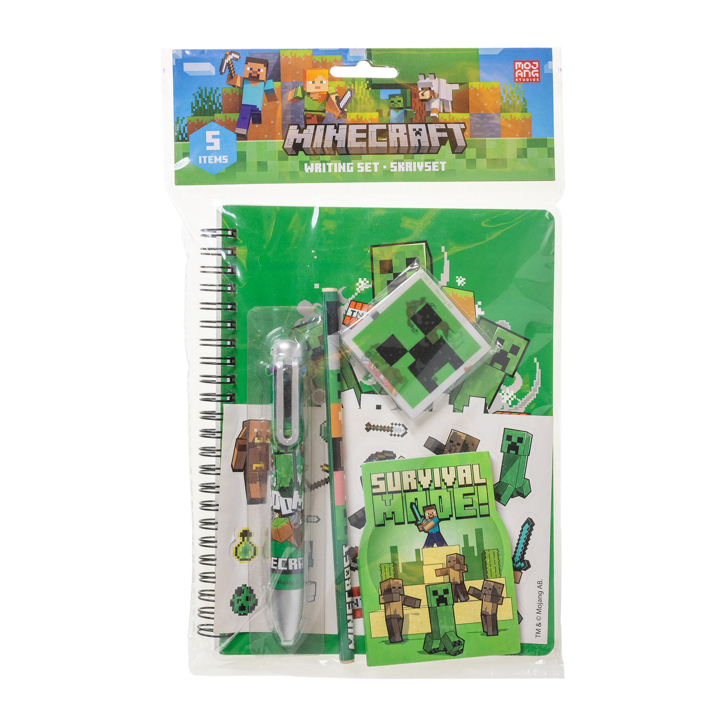 Minecraft A5 skrivset