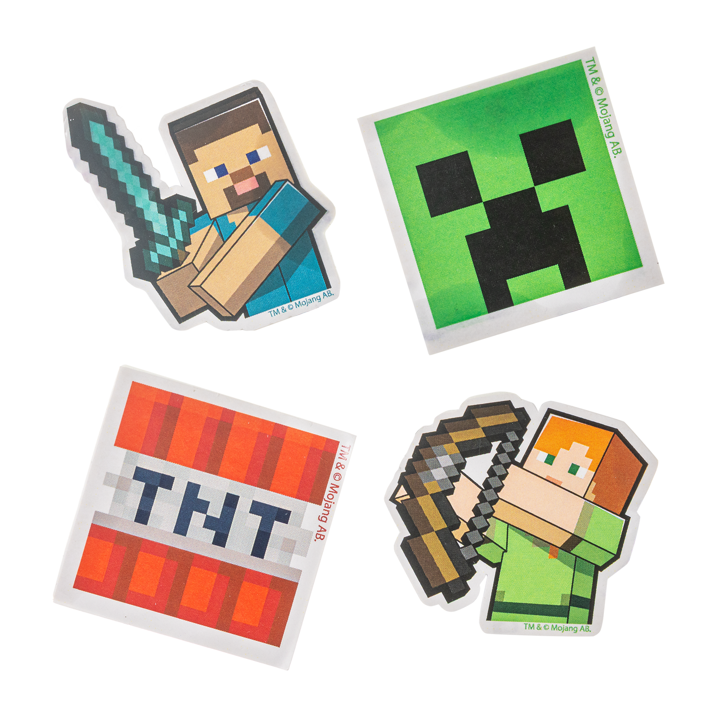 Minecraft 4-pack suddgummi