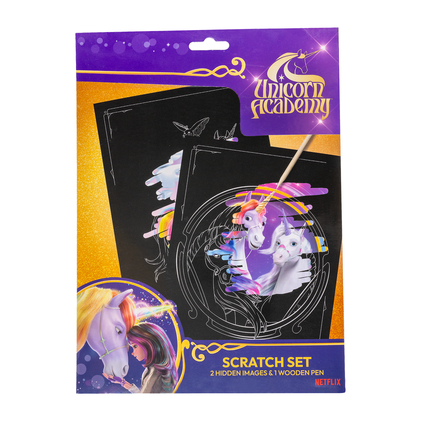 Scratch Art Kit med Unicorn Academy