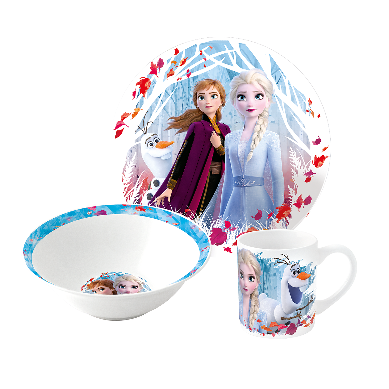 Disney Frost 3-delat keramiskt matsalsset