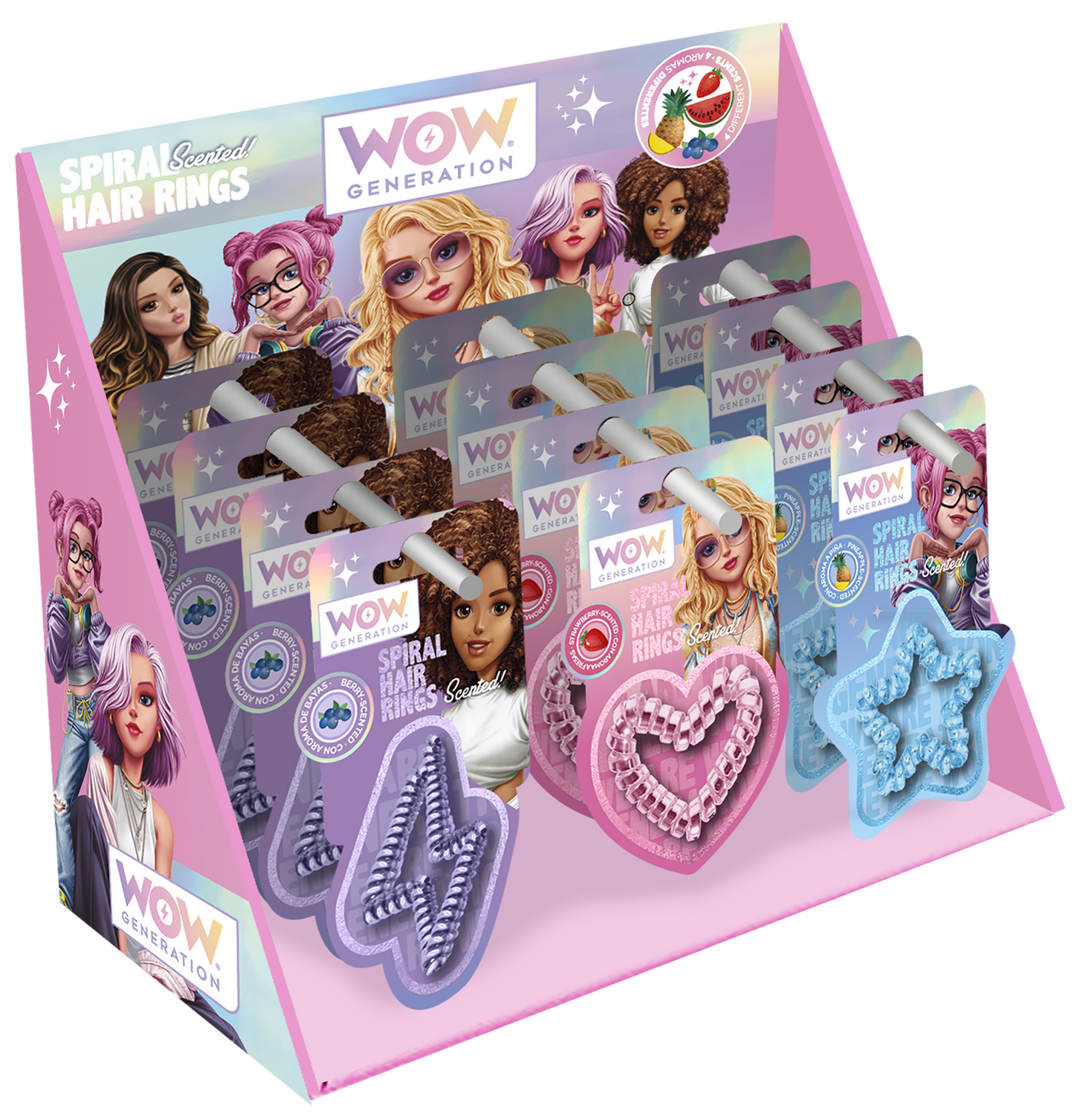 WOW® Generation, Shaped & scented hair elastics