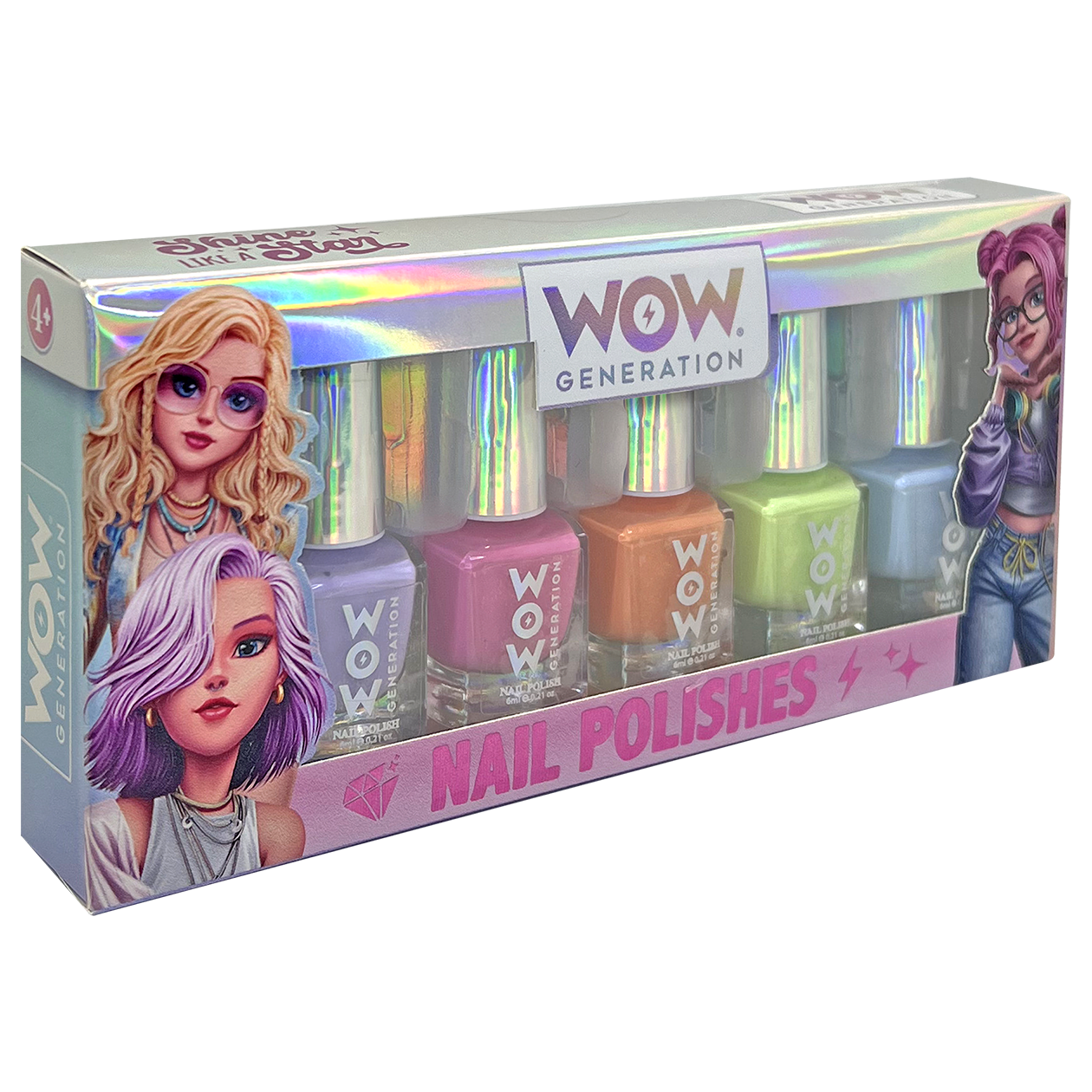 WOW® Generation, Nail polish pack of 5 bottles