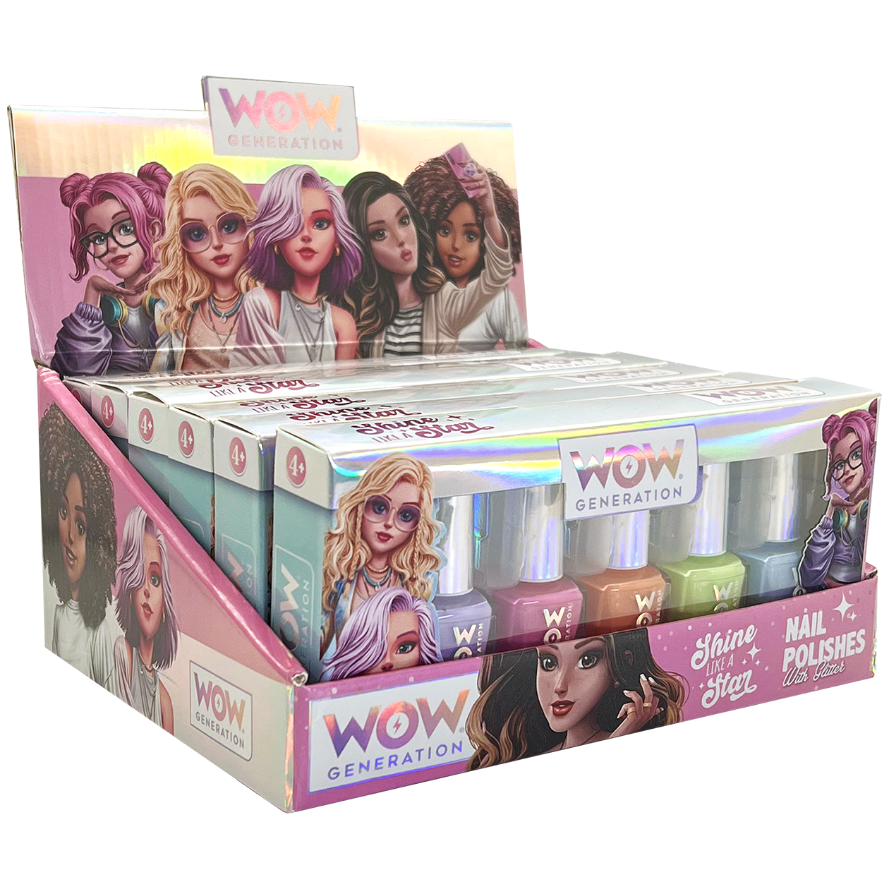 WOW® Generation, Nail polish pack of 5 bottles