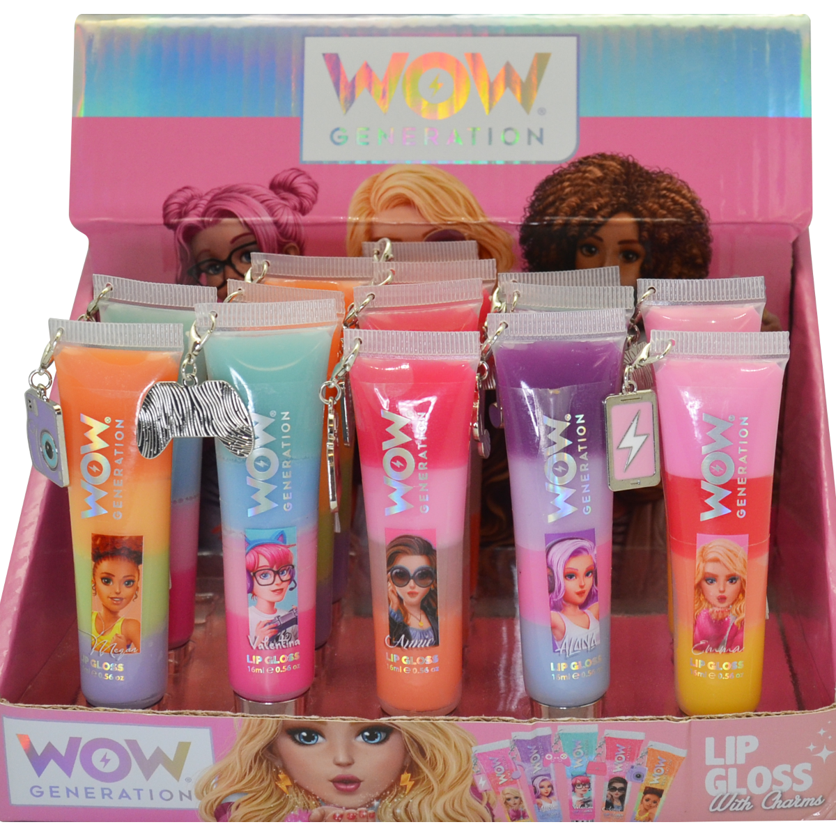 WOW Generation Lip Gloss med WOW Charm