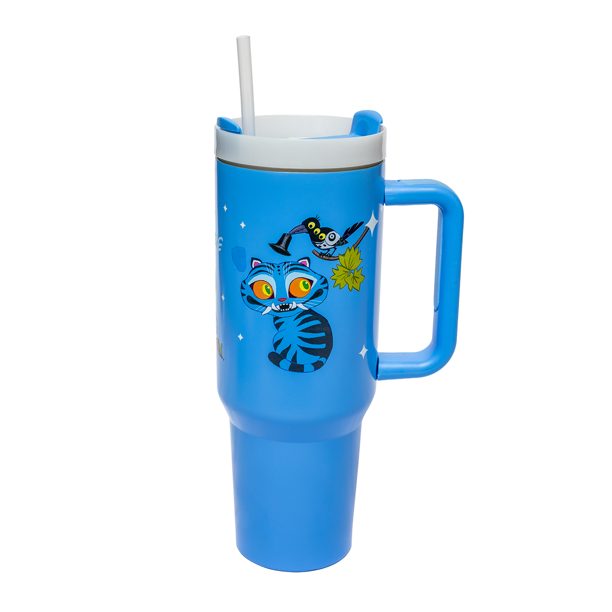 KPop Demon Hunters 1,18 Liter Tumbler med plys - Derpy Tiger