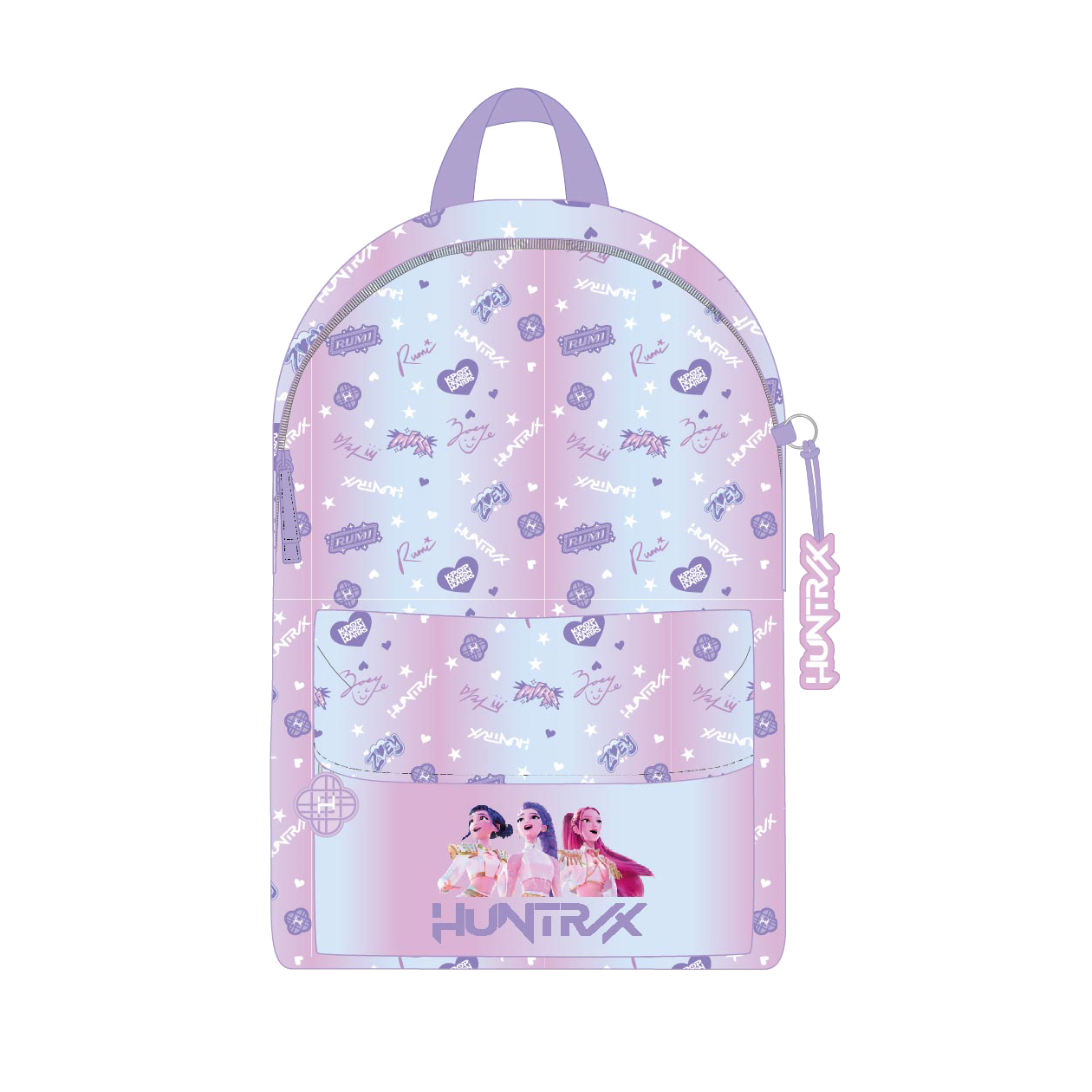Kpop Demon Hunters Lilac backpack, 42 x 30 x 18 cm