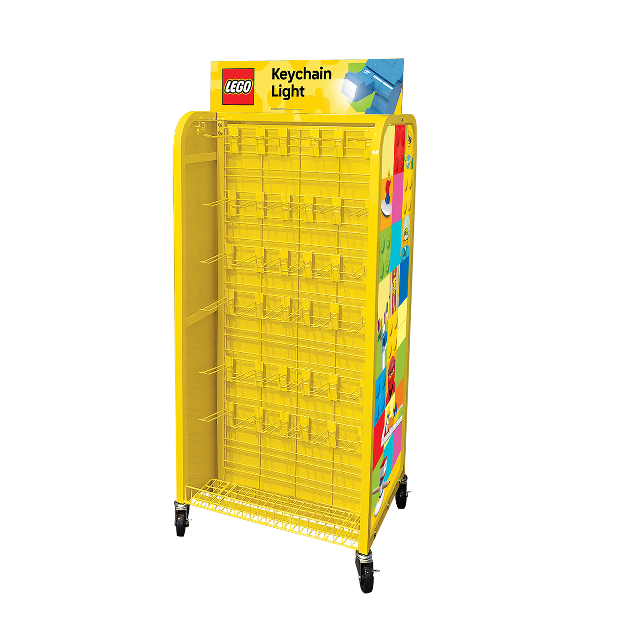LEGO Floor display 2-sided, W60xH140xD46 cm, EMPTY