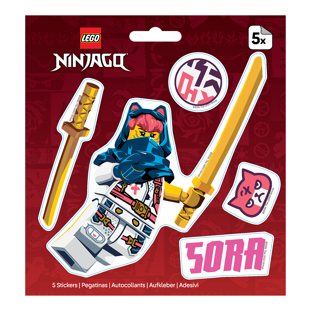 LEGO® Ninjago™ Klistermærkesæt