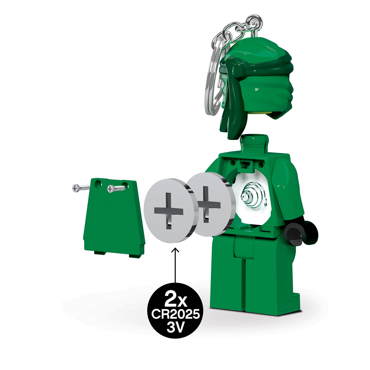 LEGO Ninjago Lloyd nøglering med LED lys