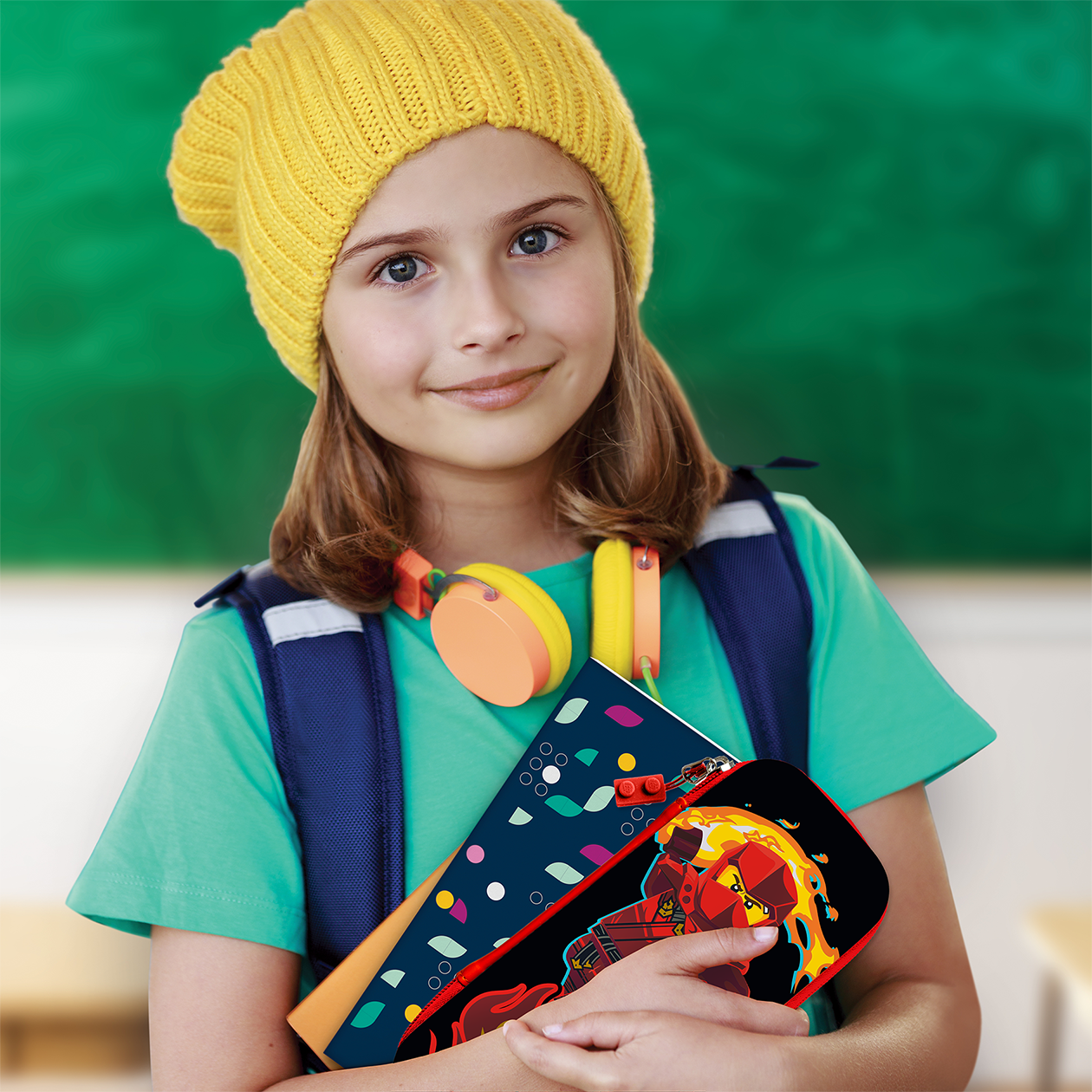 LEGO® Ninjago™ formstøbt penalhus, 22 x 10 cm