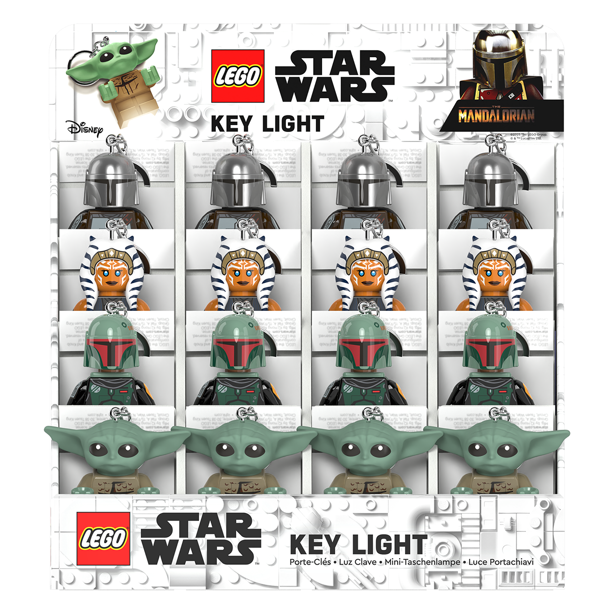 LEGO® STAR WARS™ LED-nyckelring CDU 16 delar.