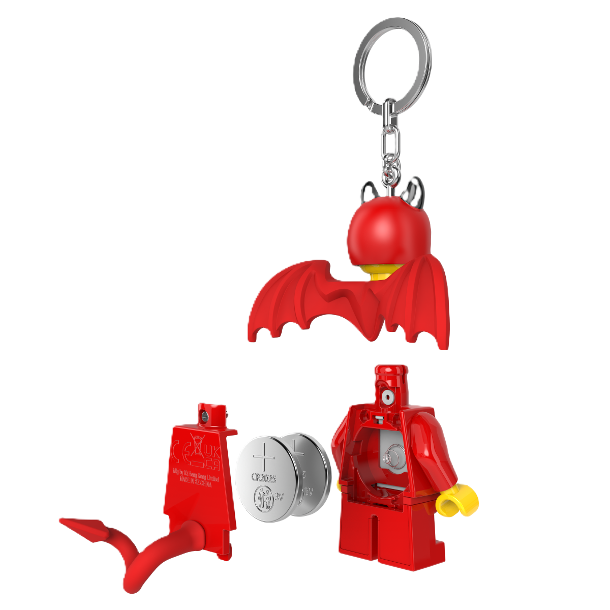 LEGO® Minifigures™Keychain LED Light Cute Little Devil
