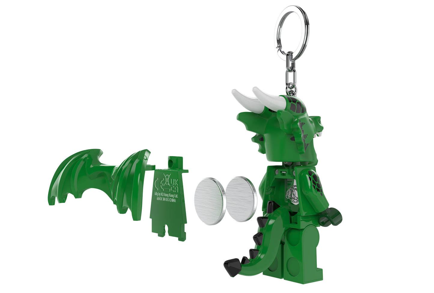 LEGO® Minifigures™ Keychain Light Green Dragon Girl