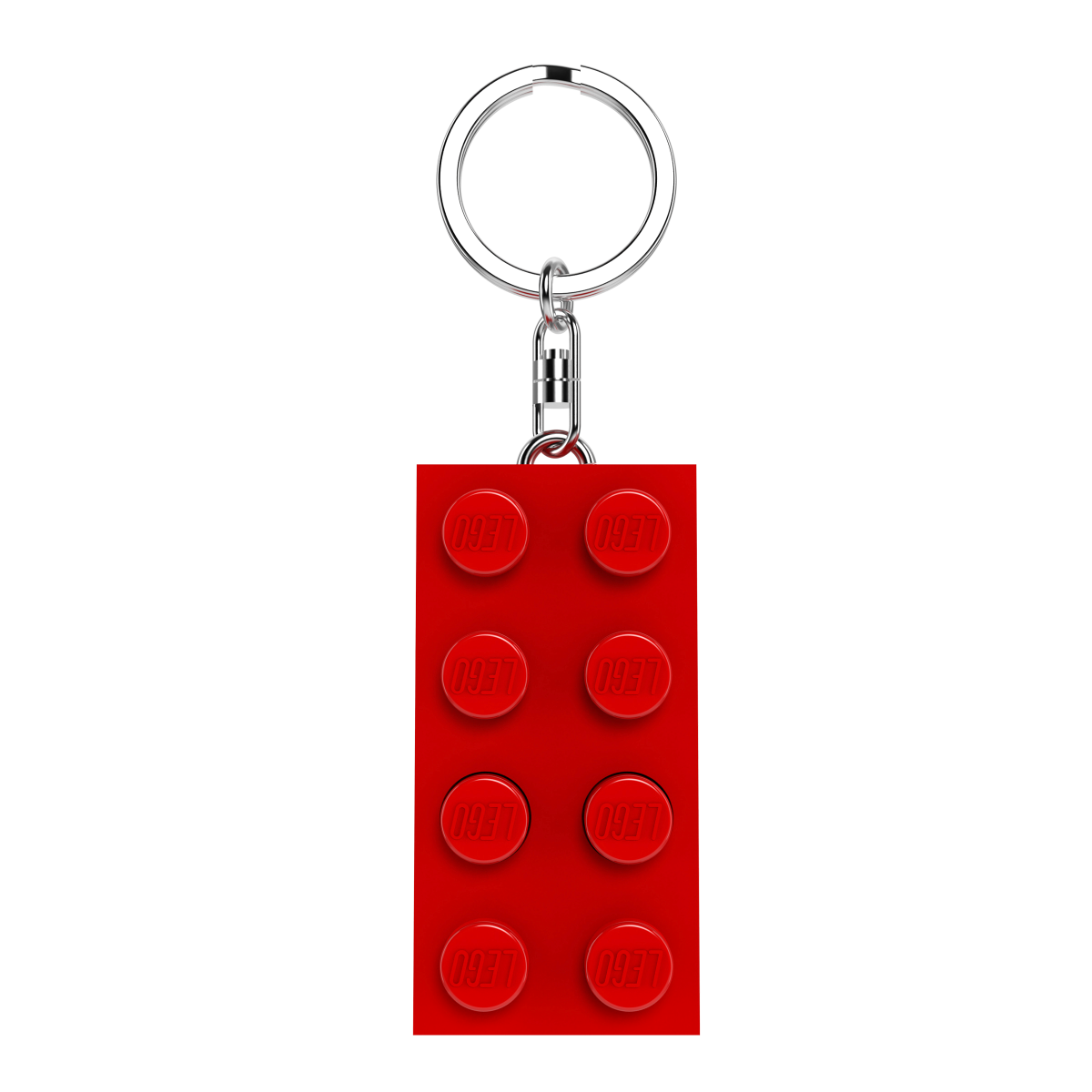 LEGO® Minifigures™ Keychain Light 2x4 Brick Red