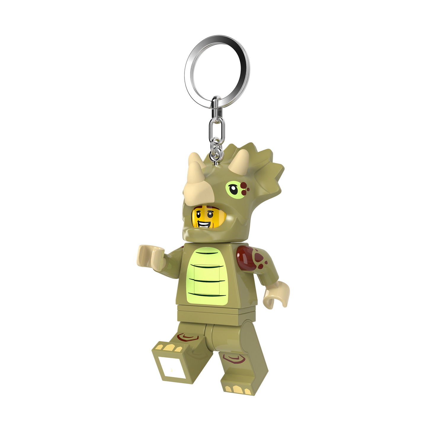 LEGO® Minifigurines™ Keychain Light Triceratops Costume Fan