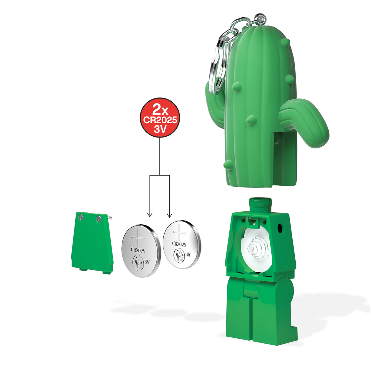 LEGO Kaktusdreng LED Nøglering