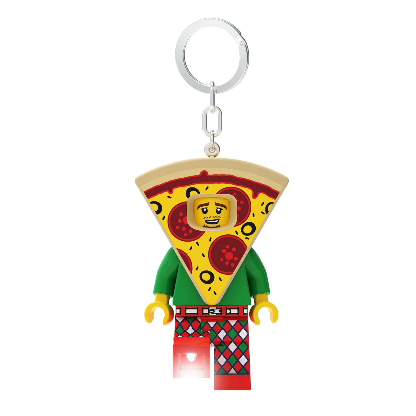 LEGO Pizzaman LED Keychain