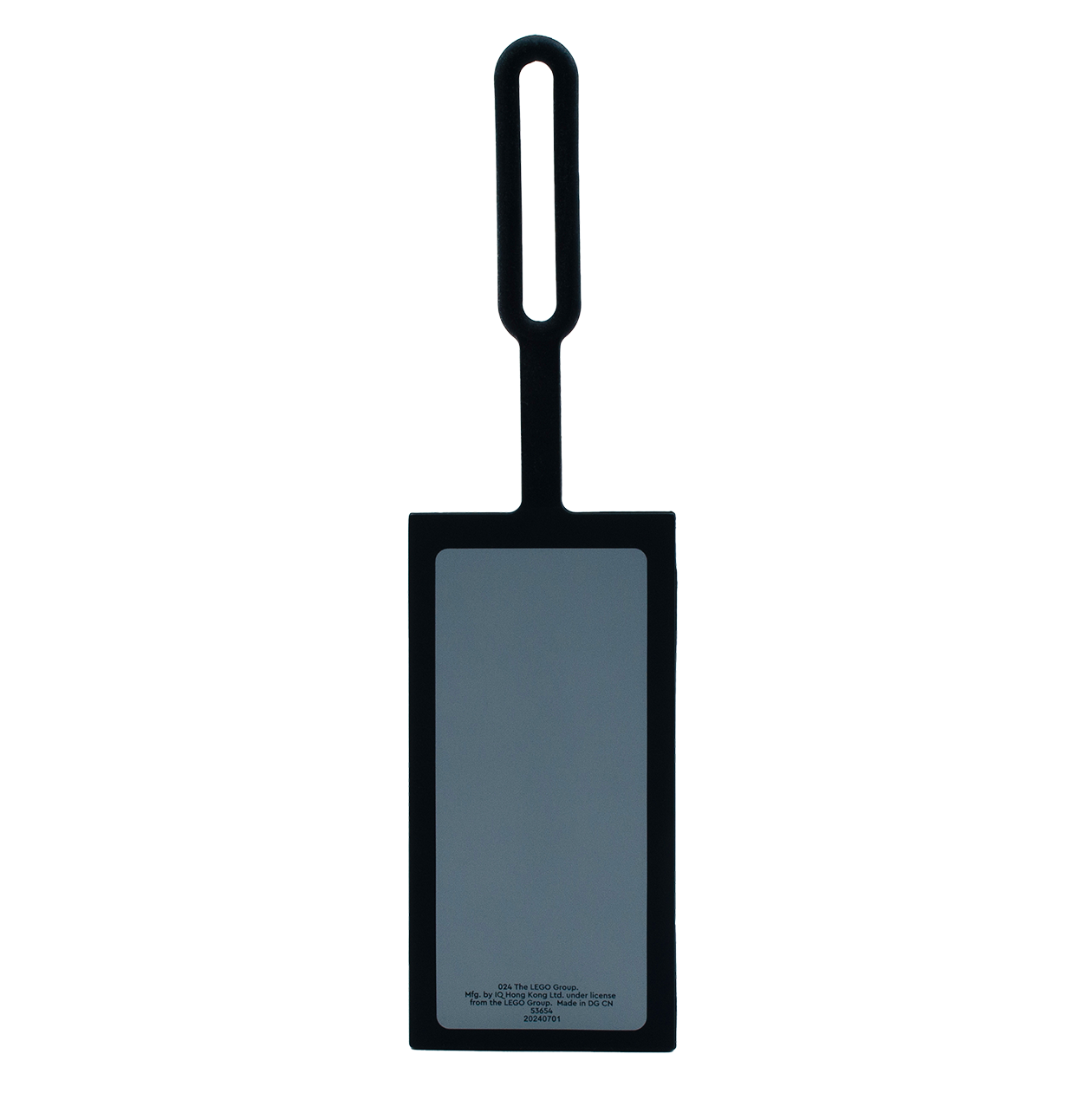 LEGO® Bag Tag/Luggage tag BLACK packed on printed card