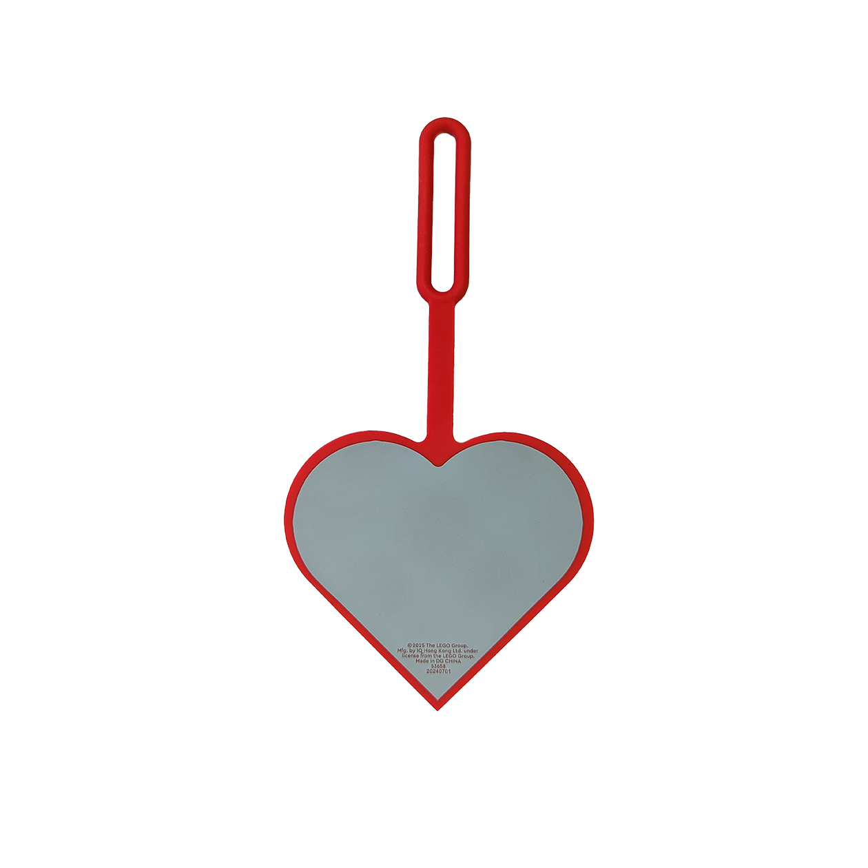 LEGO® Bag Tag/bagagelapp, Brick Heart Red