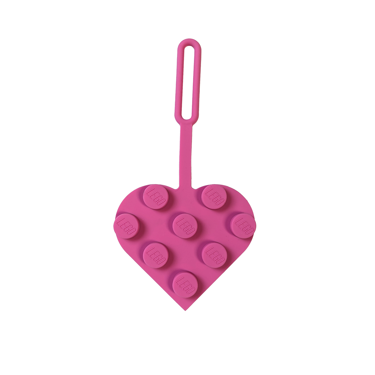 LEGO® ICONIC Taskemærke Klodshjerte Pink