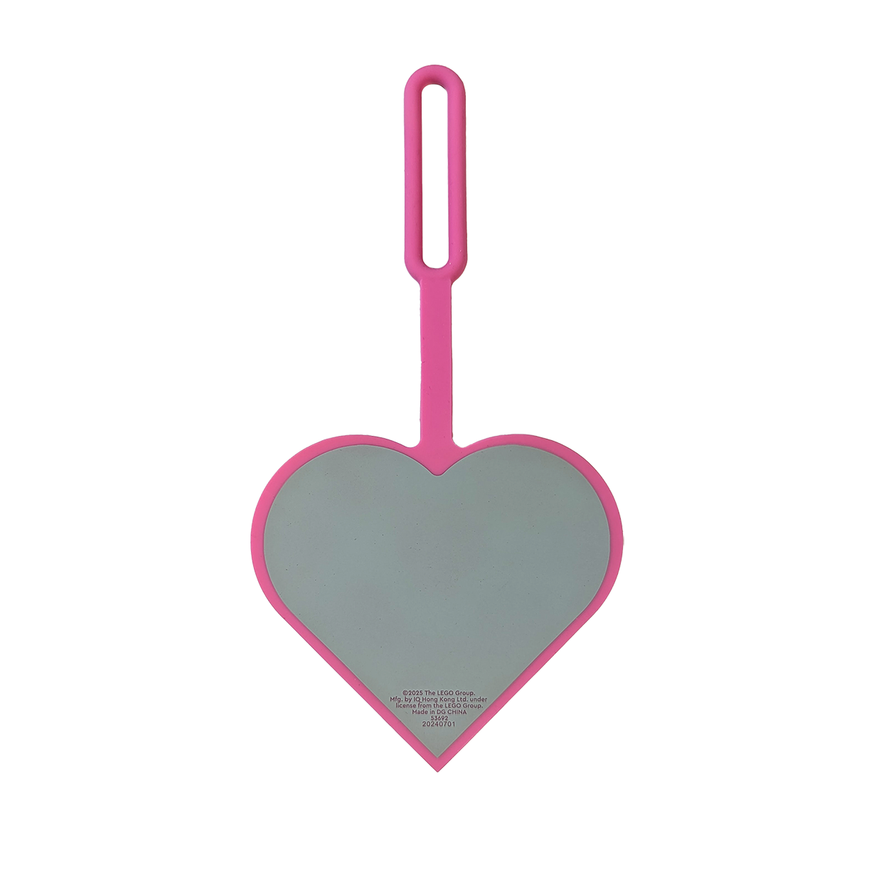 LEGO® ICONIC Taskemærke Klodshjerte Pink