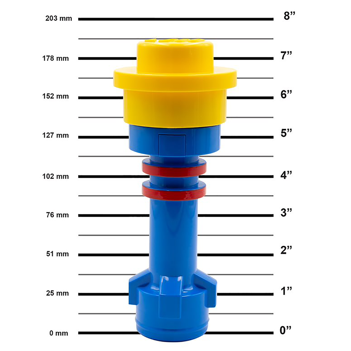 LEGO Iconic LED-ficklampa Blå/Röd/Gul