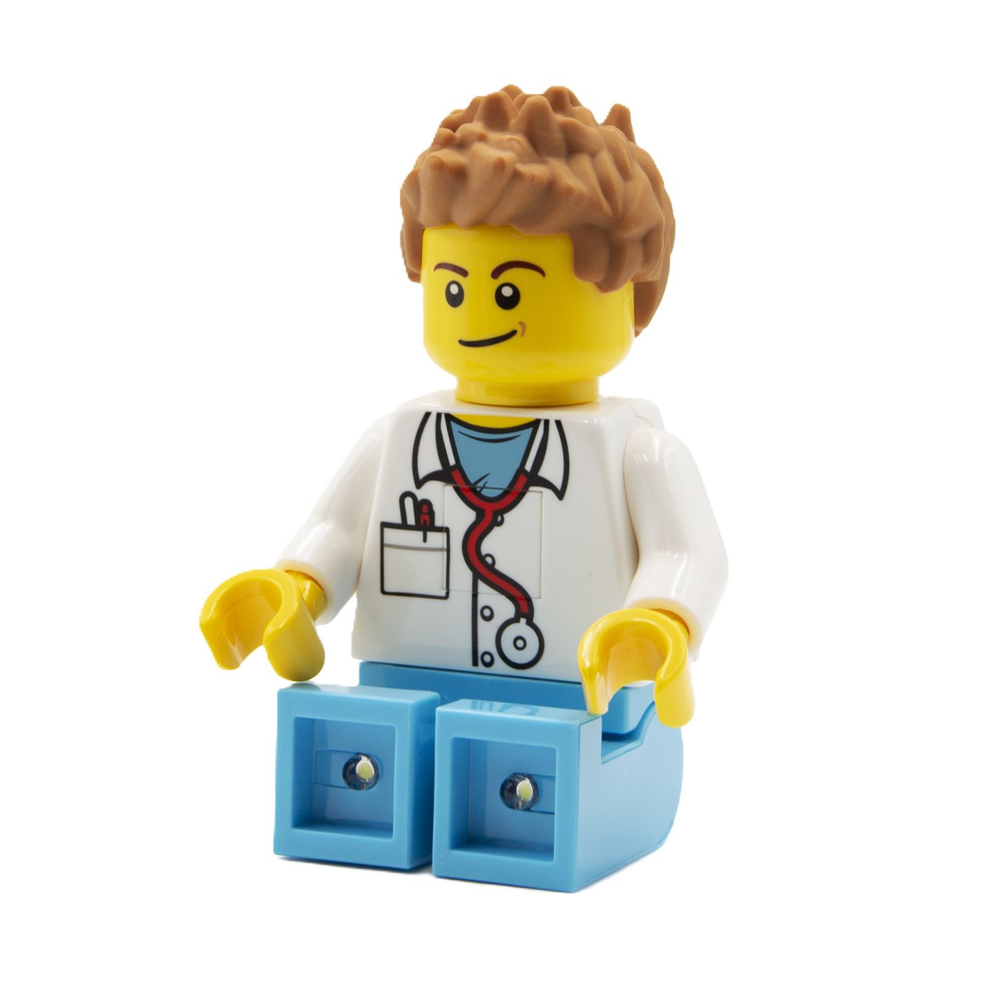 LEGO® ICONIC, torch with LED light MALE DOCTOR 300%