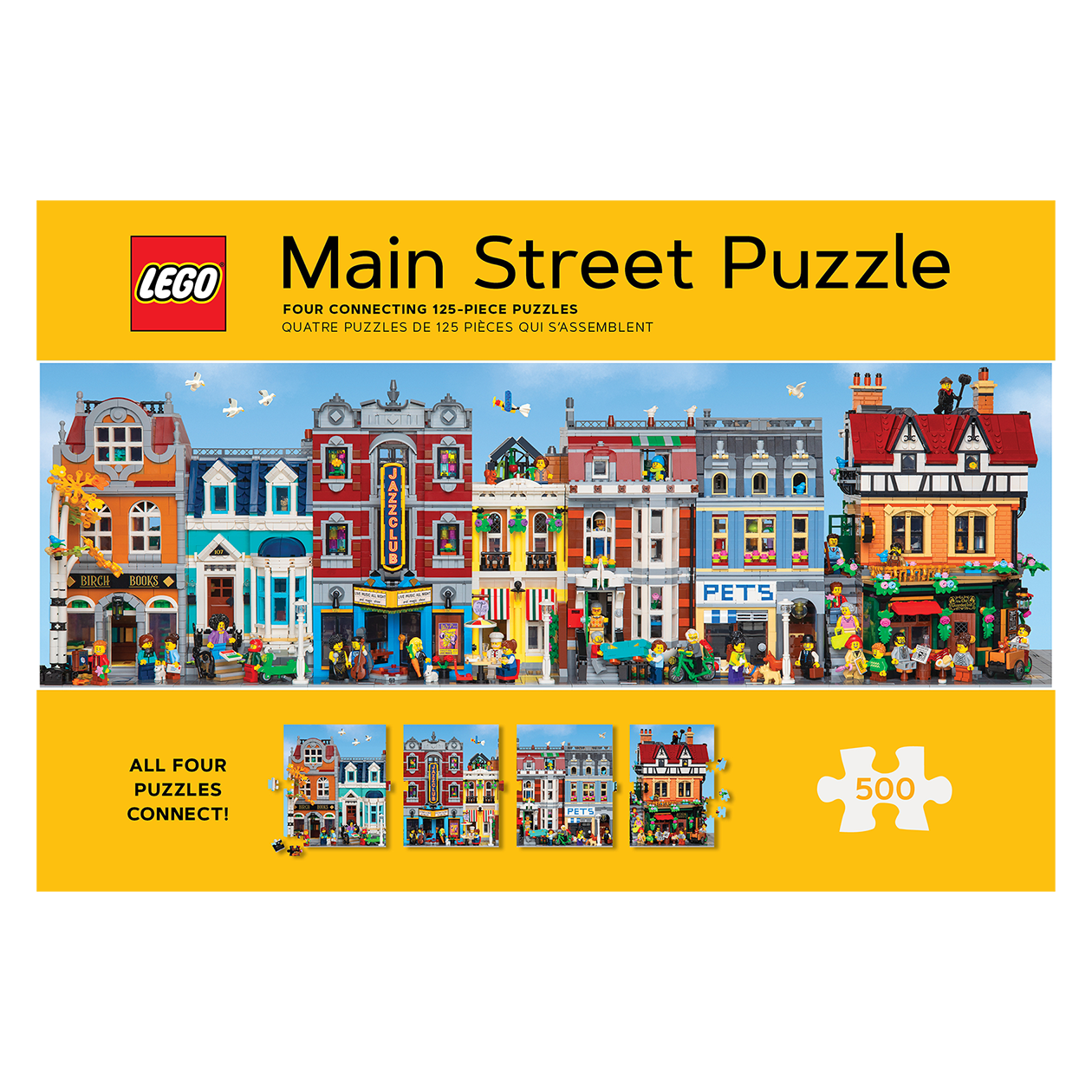 LEGO® Hovedgade puslespil 500 brikker