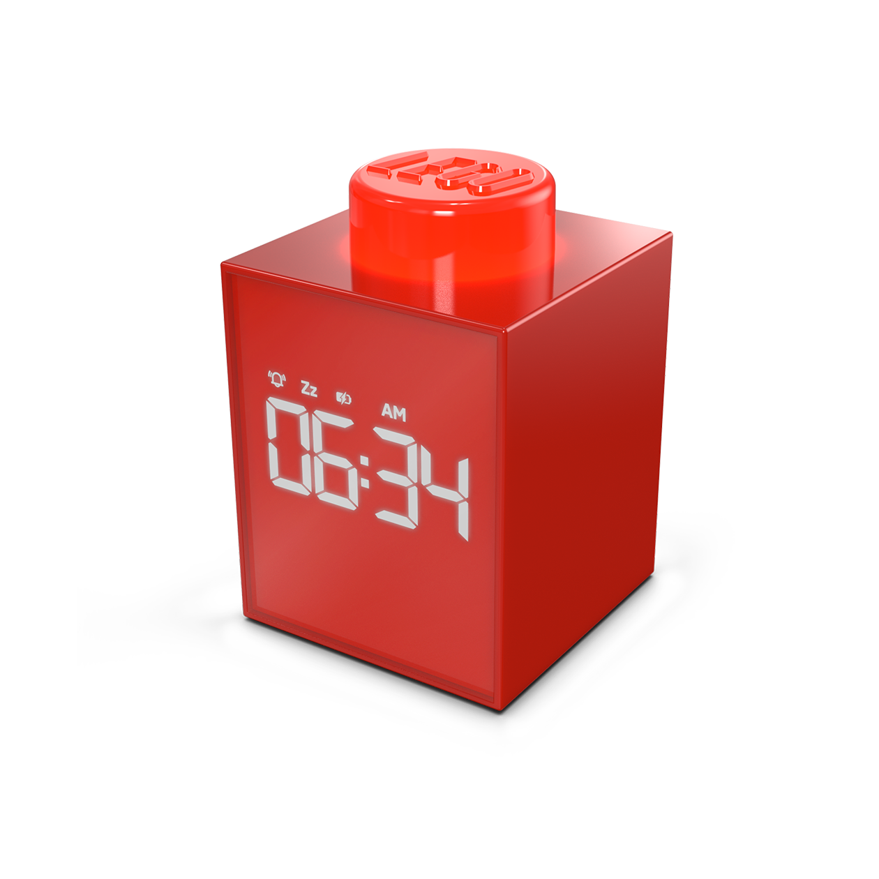 LEGO® TIME Vækkeur 1x1 Klods RØD