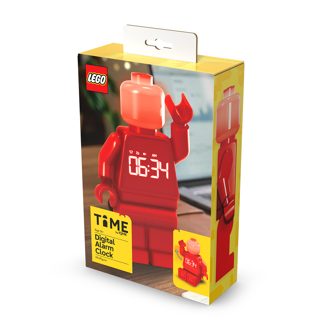 LEGO® TIME Vækkeur Minifigur RØD