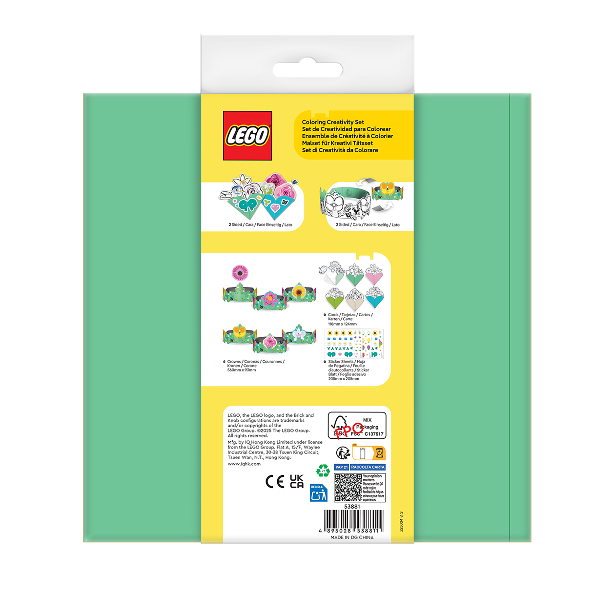 LEGO® Botanicals Coloring Creativity Set Wildflowers