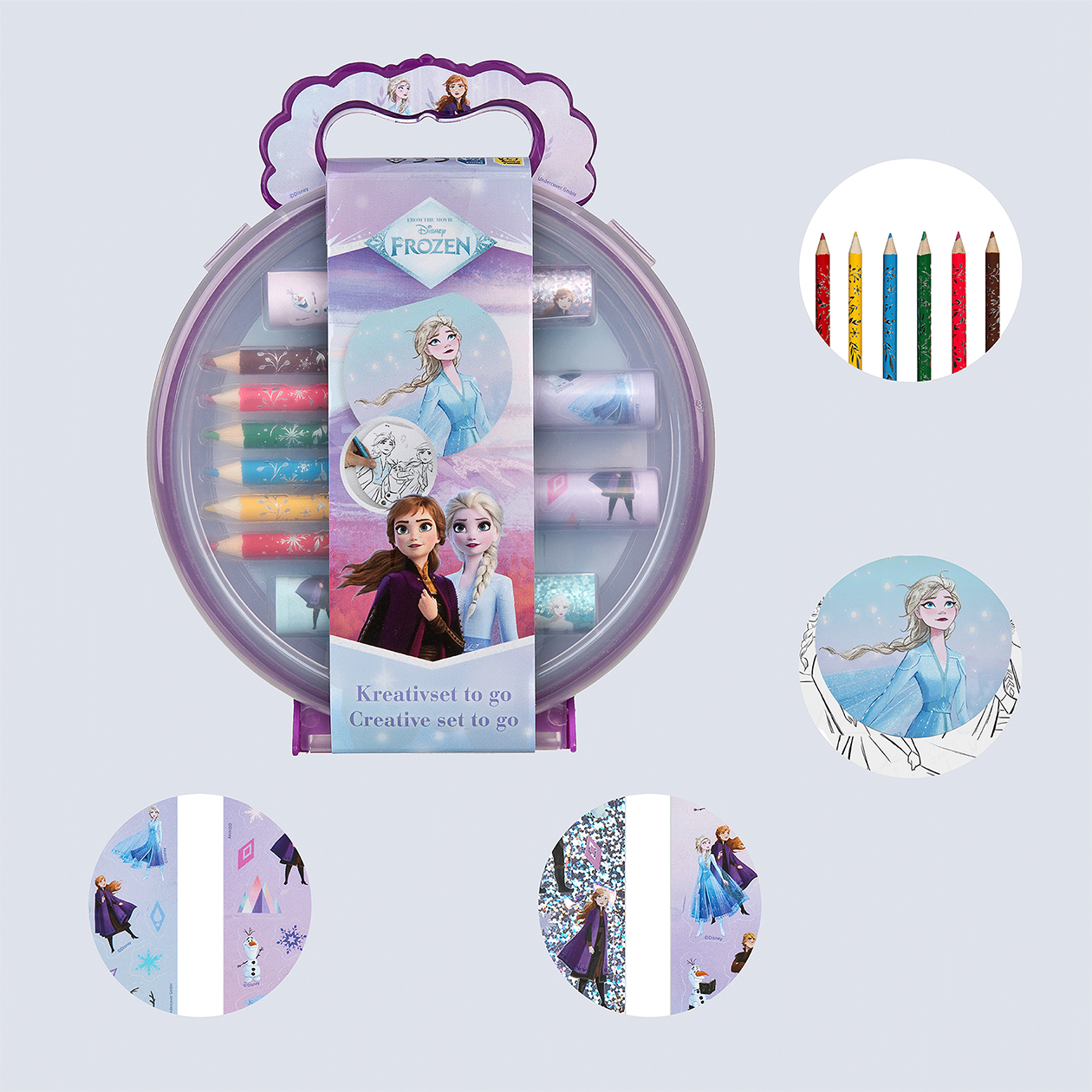 FROZEN Kreativitetssæt on the go