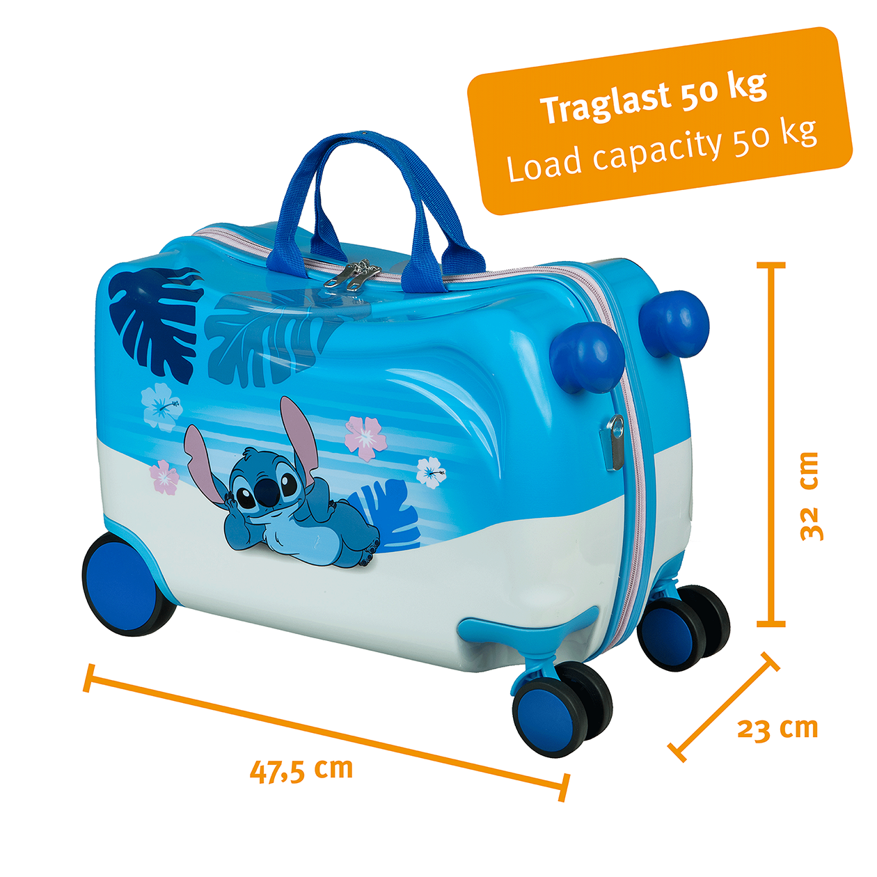 LILO & STITCH Ride-on trolley i polycarbonat