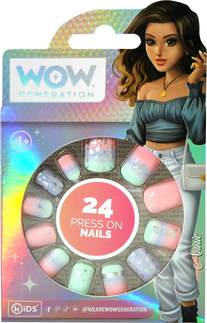 WOW Generation - 24 självhäftande naglar
