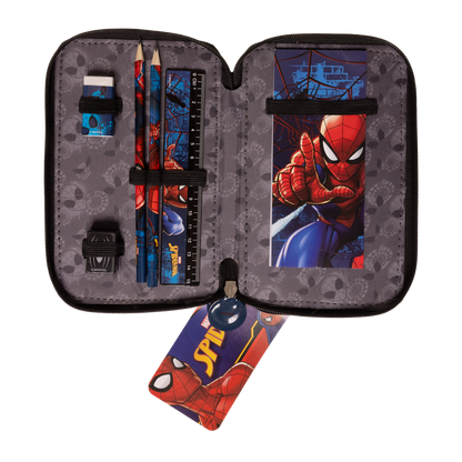 Spiderman Fyldt penalhus, 2 rum