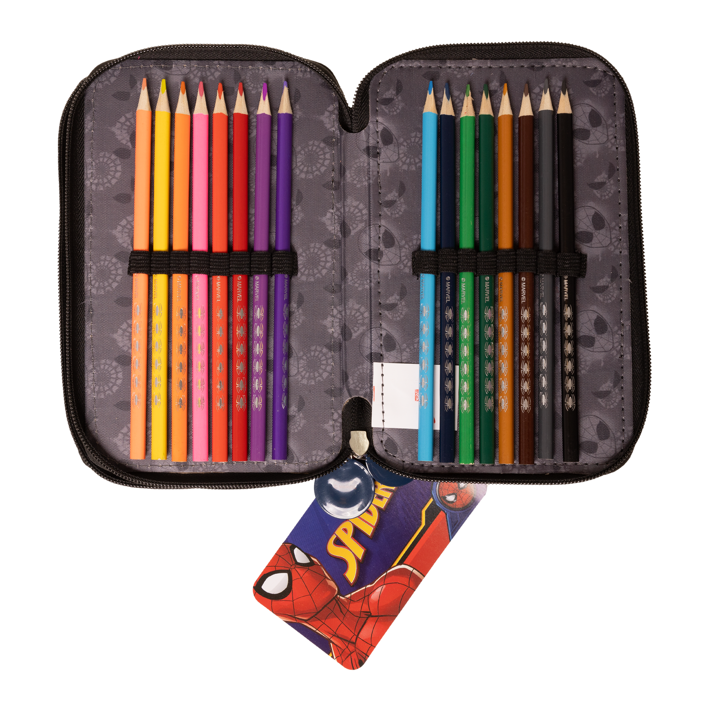 Spiderman Fyldt penalhus, 2 rum