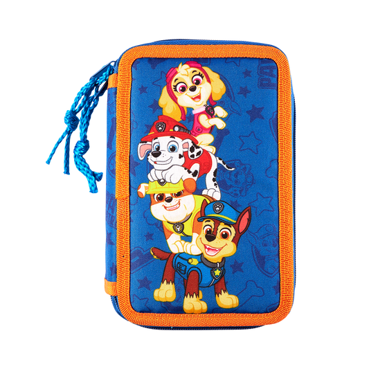 Paw patrol fyldt dobbeltdækker penalhus 19,5 x 12,5 x 4cm