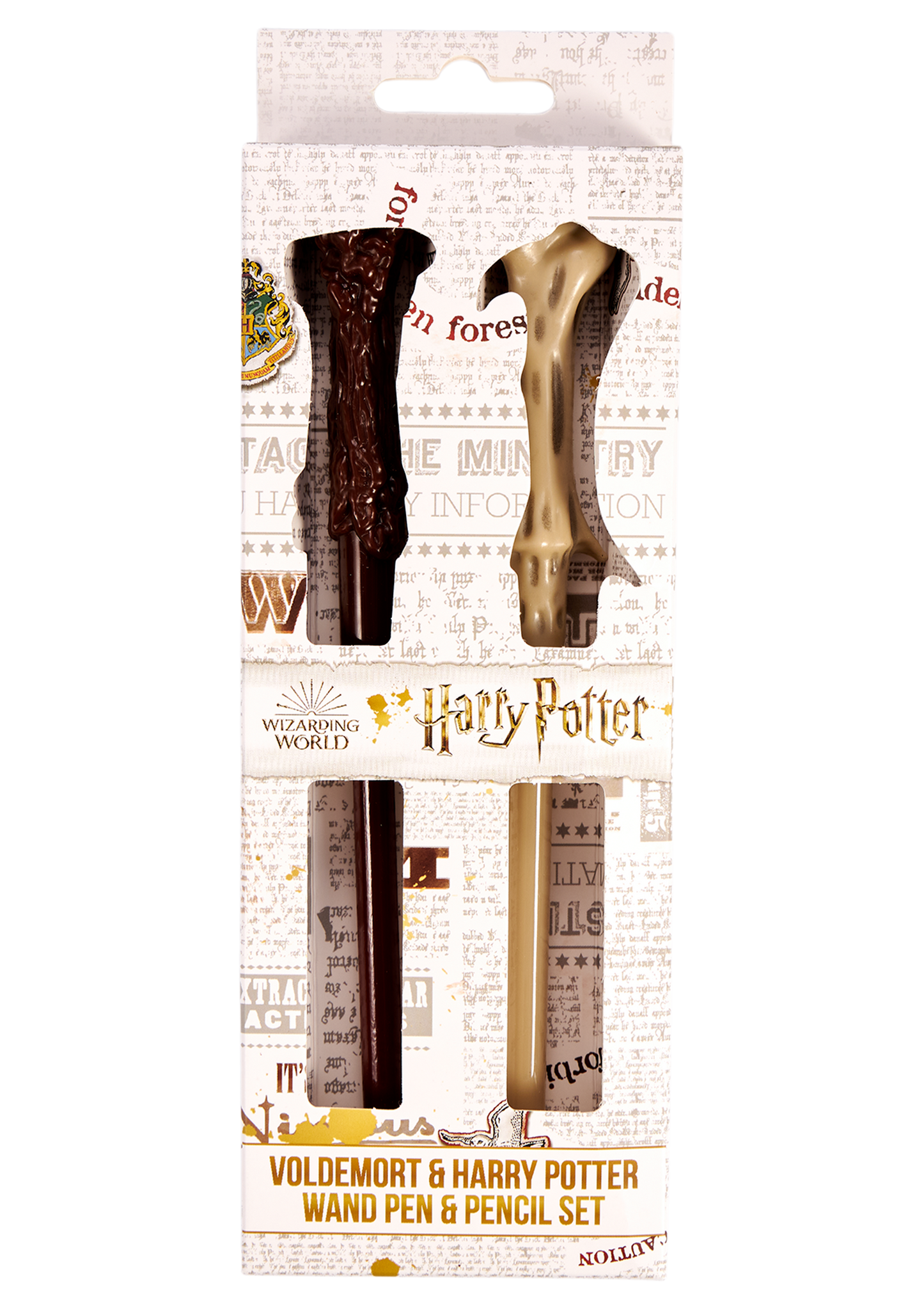 Harry Potter Voldemort och Harry Potter trollstav och pennset, 25 x 9 x 2,1