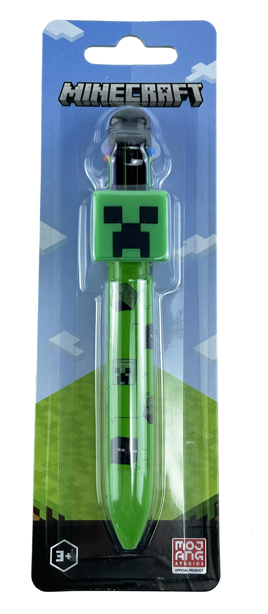 Minecraft flerfärgad penna på blisterkort